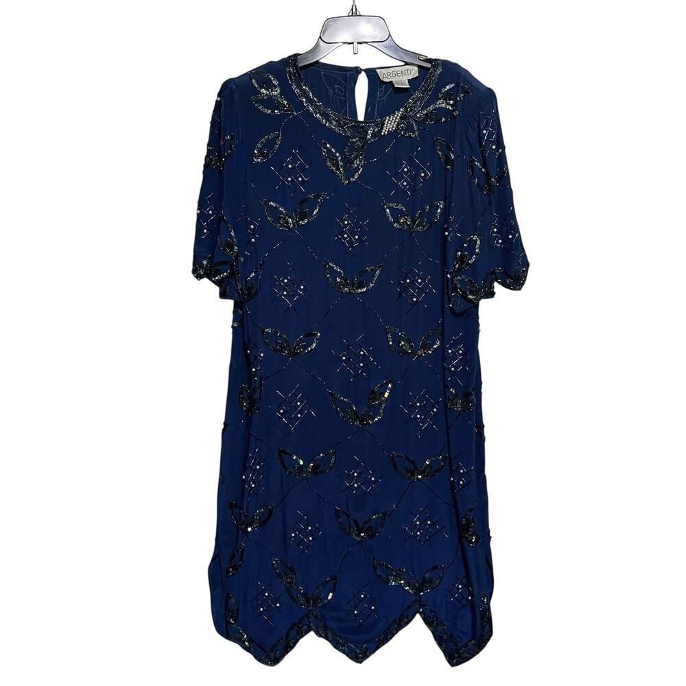 Vintage Beaded Sequin Dress